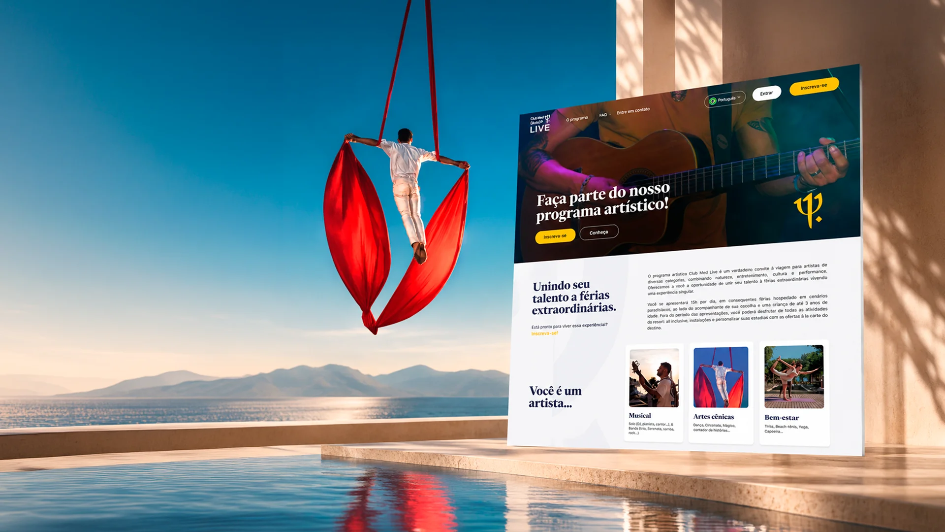 Club Med Brasil integra sua gestão artística com plataforma desenvolvida pela Boigy