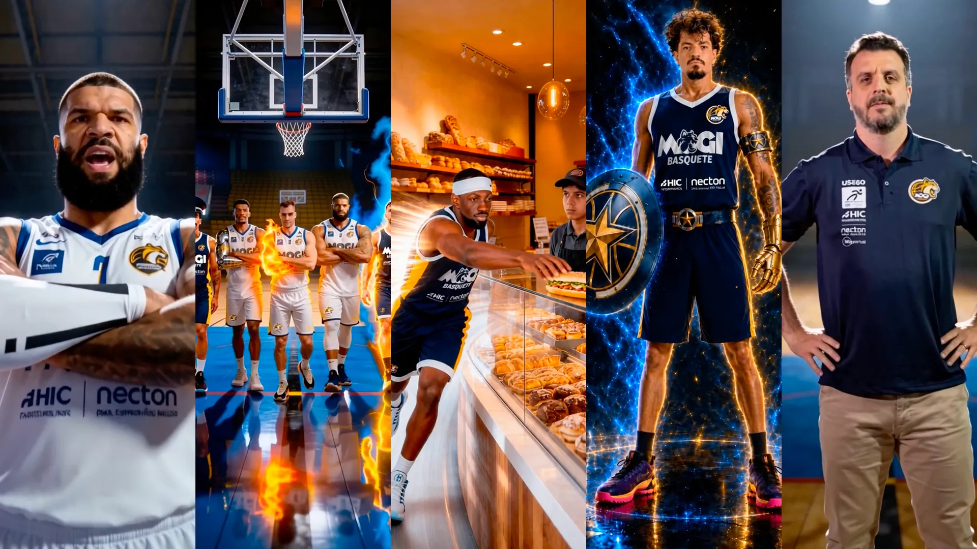 Mogi Basquete: inteligência artificial e narrativa cinematográfica em uma série de seis episódios